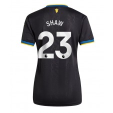 Manchester United Luke Shaw #23 Tredjedrakt Kvinner 2025-26 Kortermet